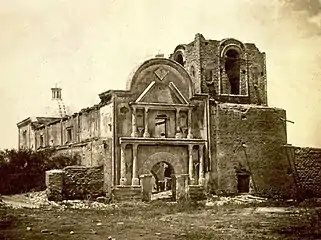 Misión de San José de Tumacácori en 1868
