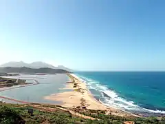 Costa del Mar Caribe en la Isla de Margarita, Venezuela