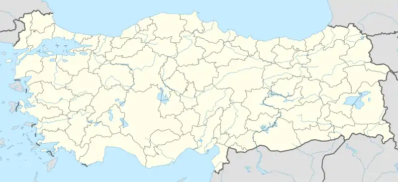 Derinkuyu ubicada en Turquía