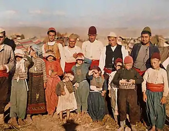 Refugiados turcos de Edirme.