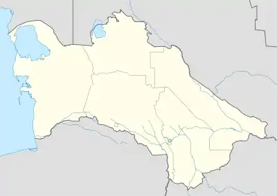 Garabogaz ubicada en Turkmenistán