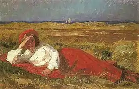 Muchacha en el campo (1904)