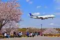 Boeing 747-400 de United Airlines aterrizando