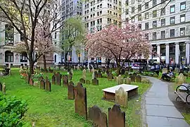 El cementerio de iglesia de la Trinidad, el último aún utilizado en Manhattan
