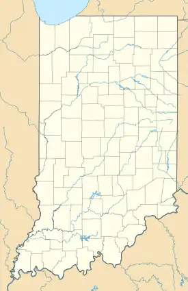 Muncie ubicada en Indiana