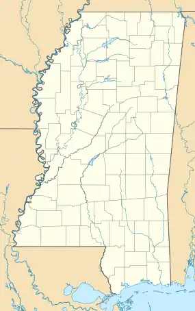 Tupelo ubicada en Misisipi