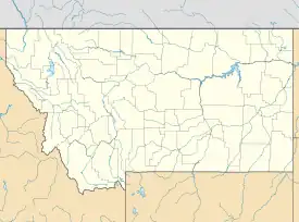 Busby ubicada en Montana