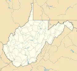 Morgantown ubicada en Virginia Occidental