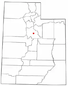 Localización de Mapleton, Utah