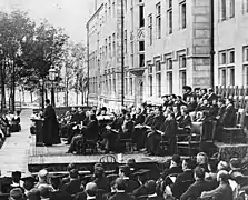 Convocation en la Universidad de Chicago (1894).