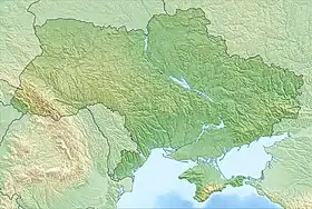 Jórtytsia ubicada en Ucrania