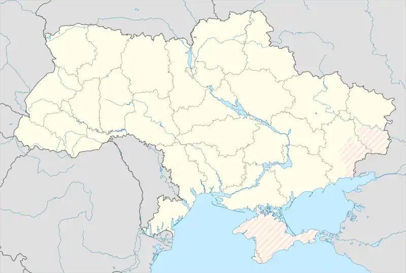Jórlivka ubicada en Ucrania