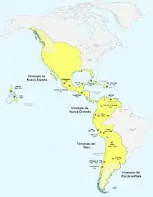 Universidades españolas en América y Asia.