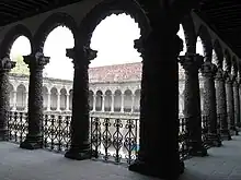 El patio del Convento de la Merced de Ciudad de México. México