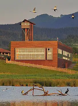 Urdaibai Bird Center desde la marisma