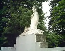 Una estatua del velódromo