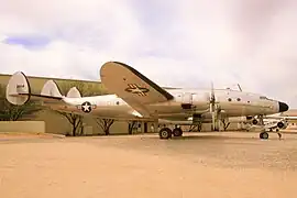 Avión de Dwight D. Eisenhower ca. 1950 en exhibición en Tucson en el Museo Pima del Aire y del Espacio