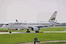Boeing 757 de Guyana Air en el Aeropuerto de Mánchester (2000)