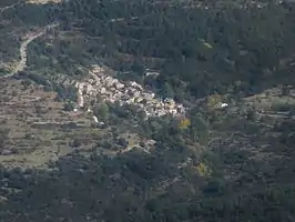 Valdepinillos visto desde la cima del pico Ocejón