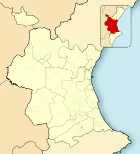 Valencia ubicada en Provincia de Valencia