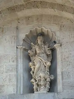 Virgen de la Asunción obra de Pedro Baamonde (siglo XVIII)