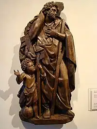 San José con el Niño por Pedro López de Gámiz (tercer cuarto del siglo XVI)