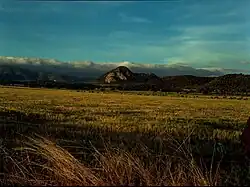 Un campo de cebada a las orillas del Valle de Pachuca, en Mineral de la Reforma.