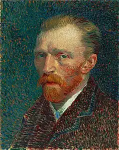 Van Gogh, Autorretrato de 1887