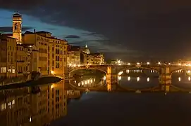 Vista desde el Ponte Vecchio.