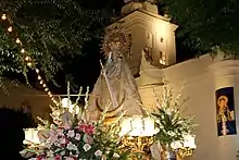 Velá de la Virgen de la Coronada el 8 de septiembre