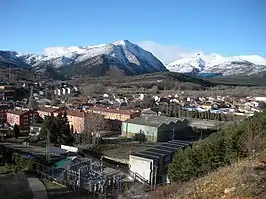 Vista de la localidad de Velilla del Río Carrión