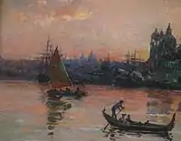 Venecia. Óleo sobre tela, 15 x 23 cm (1905).