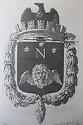 Escudo de Venecia bajo dominio  napoleónico.