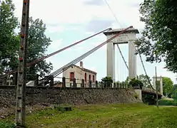 Puente colgante en Verdun-sur-Garonne