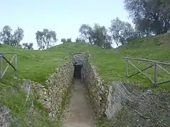 Dromos de túmulo etrusco, Vetulonia/Toscana