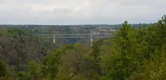 Viaduc de la Tardes, El viaducto ferroviario Gustave Eiffel ahora en desuso, catalogado como Monumento Histórico