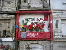 Nicho de Víctor Jara.