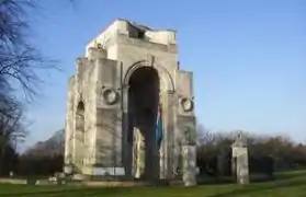 Memorial de guerra, Victoria Park, Leicester