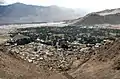 Vista de Leh desde la colina Namgyal