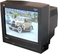 19" pulgada (48.3 tubo de cm, 45.9 cm viewable) ViewSonic CRT monitor de ordenador.