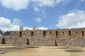 Restos del Templo del Sol en Vilcashuamán