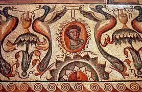 Mosaicos de la Villa romana de la Olmeda.