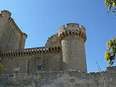Detalle del castillo.
