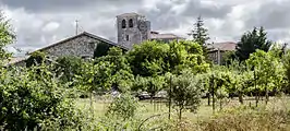 Vista desde la entrada al pueblo