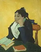 La arlesiana (con libros) (1888), de V. van Gogh.