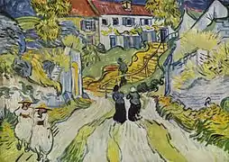 Van Gogh, Camino en Auvers