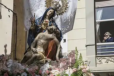 Virgen de la Caridad de Cartagena (España), obra de 1723.