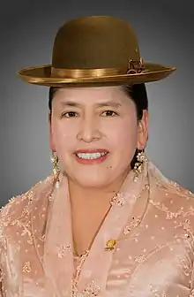 Ministra de Justicia  Virginia Velasco (1980-)(Desde el 23 de enero de 2015hasta el 23 de enero de 2017)