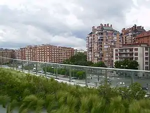 El barrio residencial de Lobete en la zona de la calle Colón.