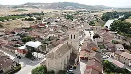 Vista aérea de Quintanilla de Arriba